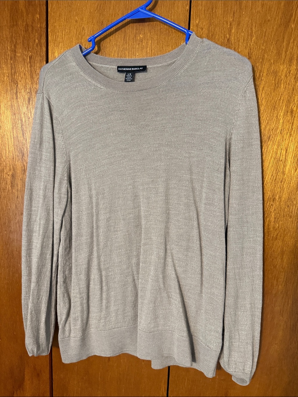 Katherine Barclay Crewneck Sweater - Taupe